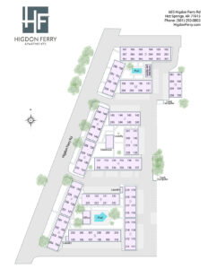 Higdon Ferry Apartments Site Map
